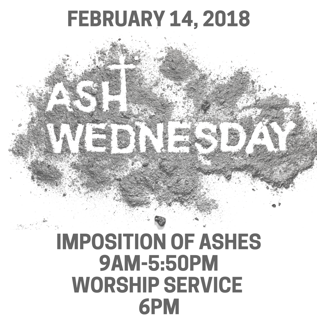 imposition of ashes service episcopal